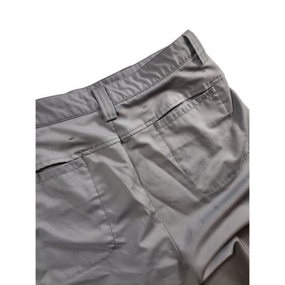 IZOD Golf Shorts Mens Size 36 Gray XFG Chino Flat Pockets Belt Loops Summer - Picture 6 of 16